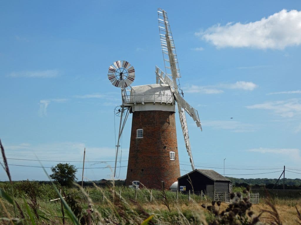 Die Windmühle bei Horsey. (Foto © S. Grünwald)