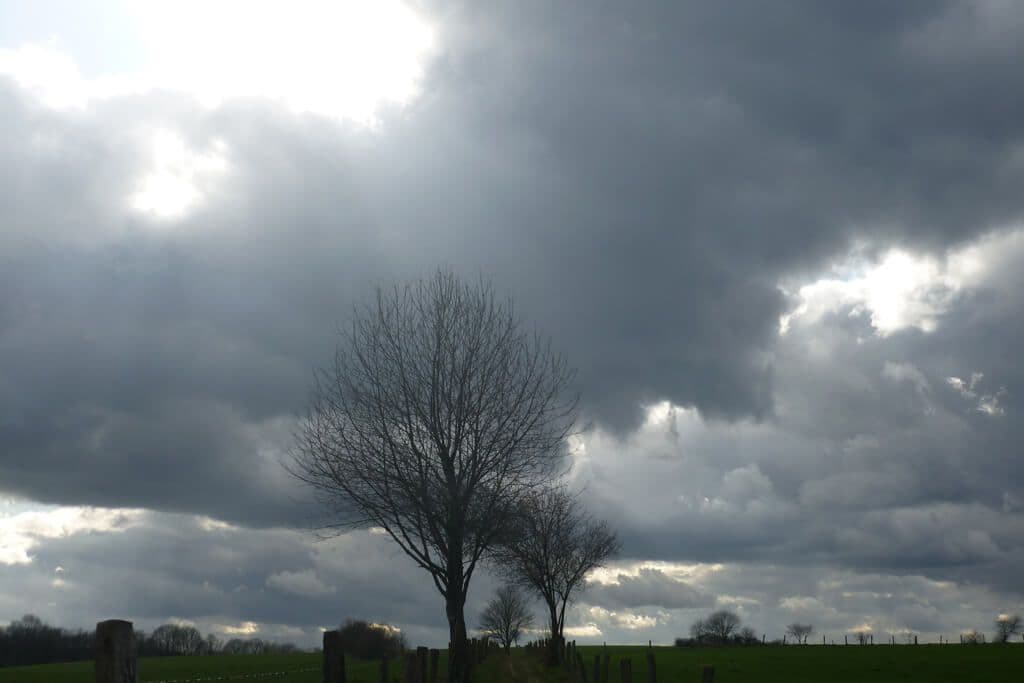 Herbststürme und dunke Wolken verleihen dem Weg eine ganz eigene Stimmung. (Foto © Sandra Grünwald)