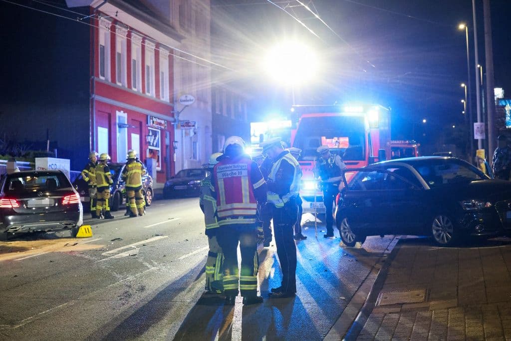 Verkehrsunfall in Solingen-Wald