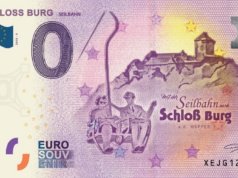 Der inzwischen neunte 0-Euro-Schein ist ab sofort zum Direktkauf im Infocenter von Schloss Burg oder auf Bestellung im Internet erhältlich. (Foto: © Schlossbauverein)