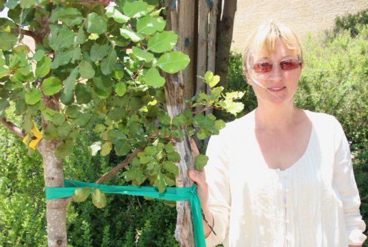 Katya Gusarov ist Historikerin und arbeitet in der Jerusalemer Holocaustgedenkstätte Yad Vashem in der Abteilung für die „Gerechten unter den Völkern“. Für die junge Frau ist Gräbe ein ganz großer Gerechter. (Foto: © Bastian Glumm)