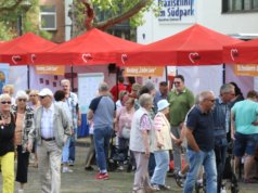 Im Südpark feierte die AWO Niederrhein am Samstag ihr 100-jähriges Bestehen. (Foto: © Bastian Glumm)