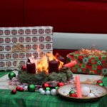 Ein Adventskranz fängt Feuer - 3. (Foto © Sandra Grünwald)