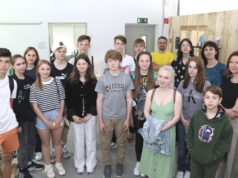 Jugendliche aus der Ukraine besuchten jetzt den 3D Startup Campus NRW im Gründer- und Technologiezentrum Solingen. (Foto: © Bastian Glumm)