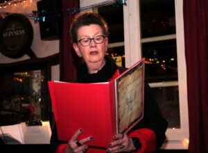 Zuviel Angelshare saugte der Engel Scotty in sich ein, so dass er volltrunken umfiel. (Foto © Sandra Grünwald)