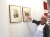 Die Künstlerin Ulle Huth hat sich mit dem Werk von Friedel Feldbusch beschäftigt. (Foto © Sandra Grünwald)