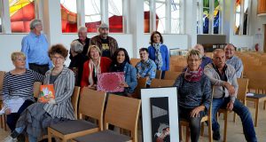 Künstler und Akteure stellten heute in der Stadtkirche an Fronhof ein buntes Rahmenprogramm vor. Vom 15. – 22. Oktober findet in der Kirche die erste Solinger Kulturwoche statt. (Foto: © Martina Hörle)