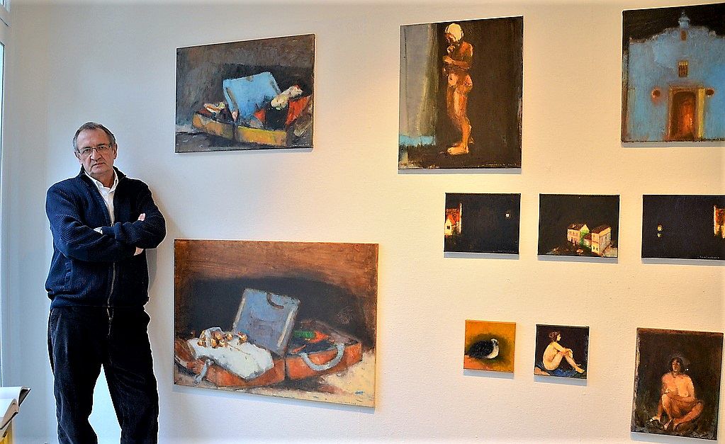 Vom kommenden Samstag an stellt der rumänische Künstler Ioan Iacob seine Werke in der Galerie ART-ECK bei Dirk Balke aus. Die Ausstellung trägt den Titel „Schattenseiten“. Gezeigt werden 26 Ölgemälde mit vorwiegend dunklem Hintergrund.