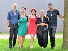 Ein sehr erfolgreiches Team freut sich auf weitere Zusammenarbeit. v. li. Ingo Schleutermann, Janine Werner, Dr. Kerstin Borchhardt, Ioana Kirculescu, César Israel Ramírez Oropeza (Foto: © Martina Hörle)