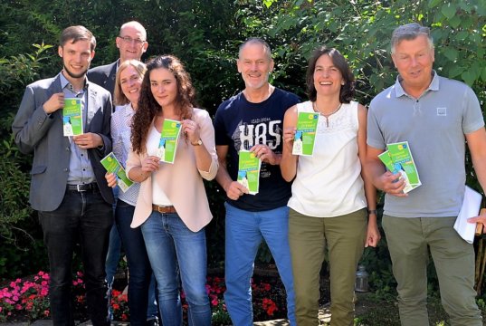 Freuen sich schon auf das zwölfte Nordstadtfest. (v. li. Felix Rudroff, Christoph Kühn, Katja Keggenhoff, Fatima Aksoy, Dirk Mähler, Miriam Macdonald, Markus Lütke Lordemann) (Foto: © Martina Hörle)