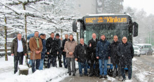 Die Stadt Solingen, die Stadtwerke und das Städtische Klinikum freuen sich über die Erweiterung der Bus-Linie 682. (Foto © Sandra Grünwald)