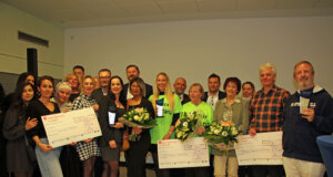 Drei ehrenamtlich tätige Gruppen wurden am Samstag im Klinikum Solingen mit dem Selbsthilfepreis ausgezeichnet. (Foto © Sandra Grünwald)