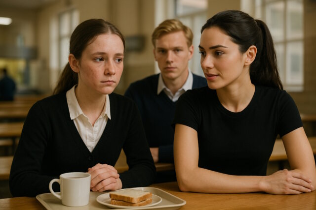 Engelsklinge NEBEL Kapitel 3.3 Lucia und Leo unterstützen die junge Patsy, die von ihren Mitschüöern gemobbt wird.