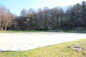 Bald kann hier auch Beach-Volleyball gespielt werden. (Foto © Sandra Grünwald)