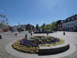Der Mittelpunkt von Glückstadt mit Fleth und dem Marktplatz. (Foto © Sandra Grünwald)