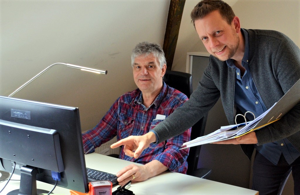 Die beiden führenden Köpfe Eberhard Stein (li.) und Thomas Broszat arbeiten Hand in Hand. (Foto: © Martina Hörle)