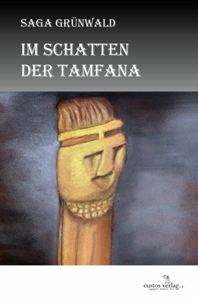 So sieht das Cover von Band 7 "Im Schatten der Tamfana" aus. Die Autorin hat es, wie die anderen Cover auch, selbst entworfen und ist dabei ihrer mystischen Linie treu geblieben. (Foto: © custos-verlag)