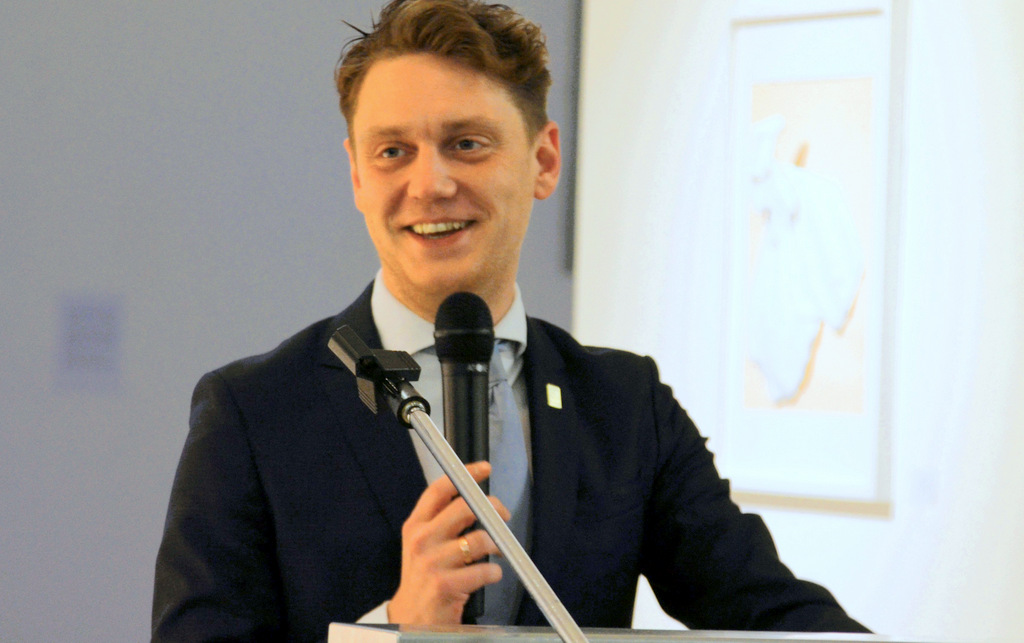 OB Daniel Flemm unterstrich die Bedeutung des Vereins SK und dankte für das Engagement. (Foto: © Martina Hörle)