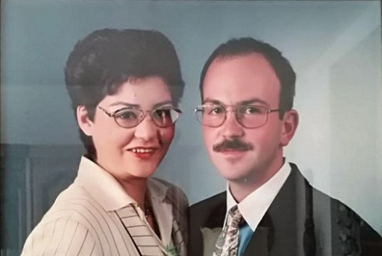 Konny und Andreas bei ihrer Hochzeit am 30. August 1995 (Foto: © Konny Pöppel)