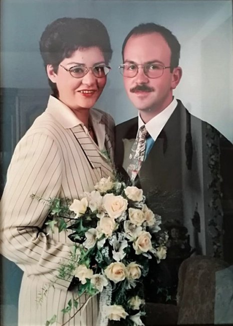 Konny und Andreas bei ihrer Hochzeit am 30. August 1995 (Foto: © Konny Pöppel)