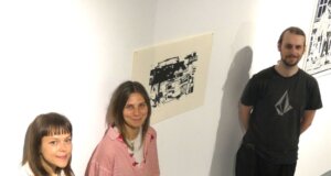 Vier Kunststudenten der Hochschule für Grafik und Buchkunst Leipzig zeigen ihre Ausstellung „Kontakt“ in der Galerie SK. (Foto © Sandra Grünwald)