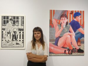Franziska Dathe widmet sich dem Kontakt in Alltagssituationen. (Foto © Sandra Grünwald)
