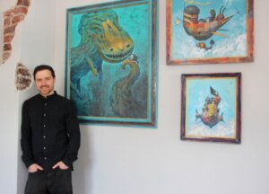 Wladimir Vollmer entführt den Betrachter in märchenhafte Welten voller Staunen und Wunder. (Foto © S. Grünwald)