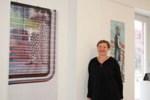 Judith Funke macht sich in ihren Selbstbildnissen auf die Reise. (Foto © S. Grünwald)
