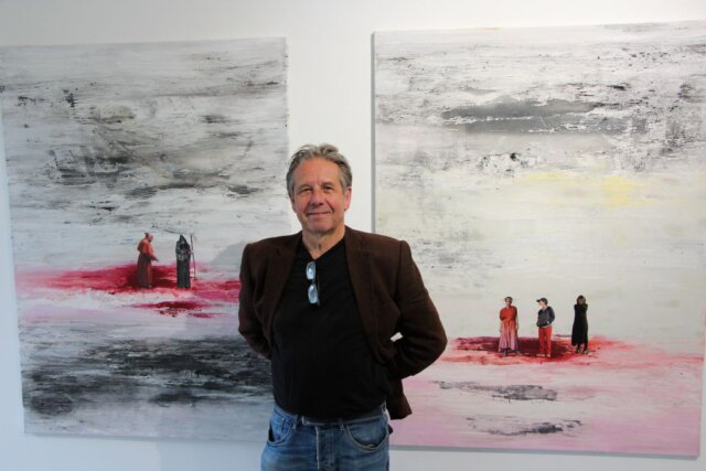 Michael Gatzke zeigt seine Ausstellung „Sehen was scheint“ in der Galerie SK. (Foto © Sandra Grünwald)