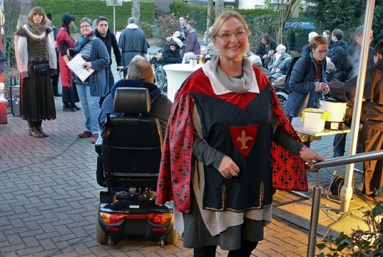 Auf eine Reise ins Mittelalter ging es am Freitag im SenVital Seniorenpark. (Foto: © Martina Hörle)