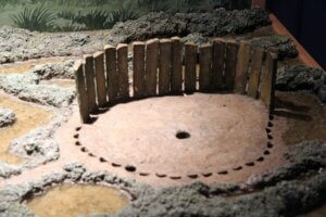Im Museum in King’s Lynn erfährt man alles rund um das 4000 Jahre alte Seahenge. (Foto © S. Grünwald)