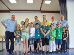 Die GS Böckerhof konnte ihren Titel auch bei der diesjährigen Radfahrmeisterschaft erfolgreich verteidigen. Neben dem Wanderpokal gab es ein Preisgeld von 300 Euro. (Foto: © Martina Hörle)
