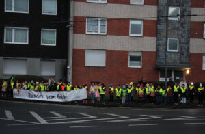 Auch die Grundschule Katternberger Straße war mit allen Schulklassen dabei. (Foto © Sandra Grünwald)