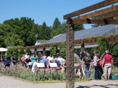 Beim Zwiebeltag am Sonntag stürmten Gartenfreunde die Beete im Botanischen Garten, um sich Blumenzwiebeln auszugraben. (Foto © Sandra Grünwald)