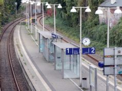 Der Bahnhaltepunkt Grünewald in der Solinger Innenstadt. (Foto: © Bastian Glumm)