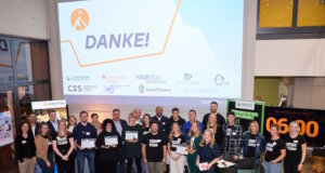 Das Startup „Choosy“ setzte sich beim 15. Berg-Pitch von Solingen.Business durch und konnte sowohl die Jury als auch das Publikum überzeugen. (Foto: © Solingen.Business | Daniel Rüsseler)