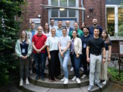 Startups: Teilnehmerinnen und Teilnehmer der achten Tour des bergsteiger-accelerator mit Team Solingen.Business beim Auftakt im coworkit – Gründer- und Technologiezentrum Solingen. (Foto: © Solingen.Business)