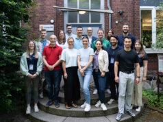 Startups: Teilnehmerinnen und Teilnehmer der achten Tour des bergsteiger-accelerator mit Team Solingen.Business beim Auftakt im coworkit – Gründer- und Technologiezentrum Solingen. (Foto: © Solingen.Business)