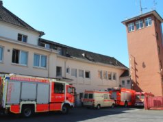 Die Feuer- und Rettungswache I der Feuerwehr Solingen in Mitte an der Katternberger Straße. (Foto: © Bastian Glumm)