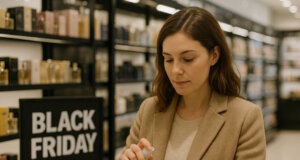 Black Friday Hacks: So sichern Sie die besten Beauty-Deals online Der November markiert den Startschuss für eine der aufregendsten Shopping-Phasen des Jahres: den Black Friday. (Bild: Open AI)