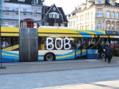 Seit Ende Oktober 2019 sind die ersten BOBs in Solingen auf der Linie 695 unterwegs. (Foto: © Bastian Glumm)