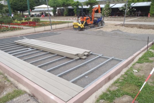 Am kommenden Sonntag, 16. Juni, wird um 15 Uhr pünktlich zum Start des zweiten Tanztees der Festplatz im Botanischen Garten Solingen neu eröffnet. (Foto: © Stiftung Botanischer Garten Solingen)