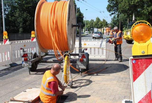 Der Ausbau des Breitband-Netzes in Solingen geht voran. Bei einem aktuellen Städteranking zu den Themen Smart City und Digitalisierung belegt die Klingenstadt Platz 9. (Archivfoto: © Bastian Glumm)
