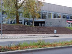 Der Bunker am Theater und Konzerthaus ist Geschichte. Die Abrissarbeiten dauerten nur eine Woche. (Foto: © B. Glumm)