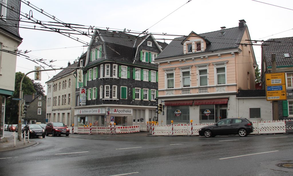 Die Kreuzung Central ist eines der größeren Sorgenkinder Solingens. (Foto: © Bastian Glumm)