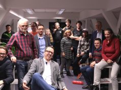 Gute Laune und ein echter Grund zum Feiern: Das coworkit, der erste Coworking Space Solingens, blickt auf ein erfolgreiches erstes Jahr zurück. (Foto: © Gründer- und Technologiezentrum)