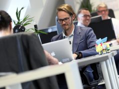 Coworkit – dieser Name steht im Solinger Gründer- und Technologiezentrum (GuT) für die nächste Unternehmergeneration. Startups, also Gründerunternehmen, arbeiten im GuT in einem Coworking-Space, einer Art Großraumbüro, als „Co-Worker“ kollegial Seite an Seite. (Foto: © coworkit – Coworking Space Solingen)