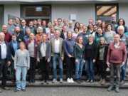 Vertreterinnen und Vertreter der Biologischen Stationen in NRW während der Mitgliederversammlung in Schwerte, bei der alle 40 Stationen vertreten waren. (Foto: © Ance Umalasa)