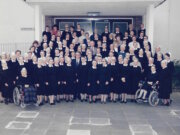 Gemeinschaftsbild der Diakonissen 1985 in Bethanien. Die Schwesternschaft war über viele Jahrzehnte prägend für Struktur, Haltung und Selbstverständnis des Werkes. (Foto: © Diakonie Bethanien)