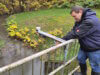 Digitales Hochwasserfrühwarnsystem im Bergischen Land: Sensor am Schellenbecker Bach in Wuppertal. (Foto: © Wupperverband)